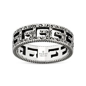 New Authentic Gucci G Cube Sterling Silver Ring 925 Us Size 6